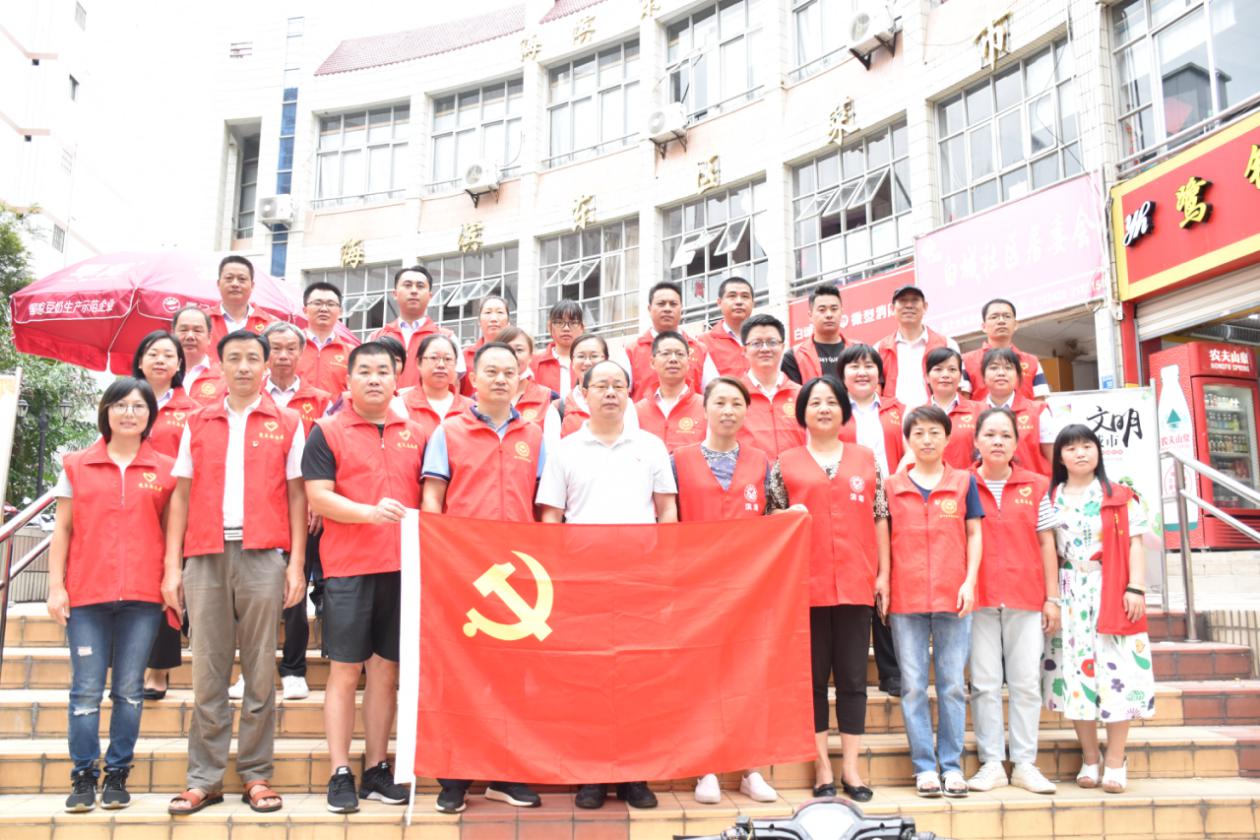 创文明城市 党员在行动