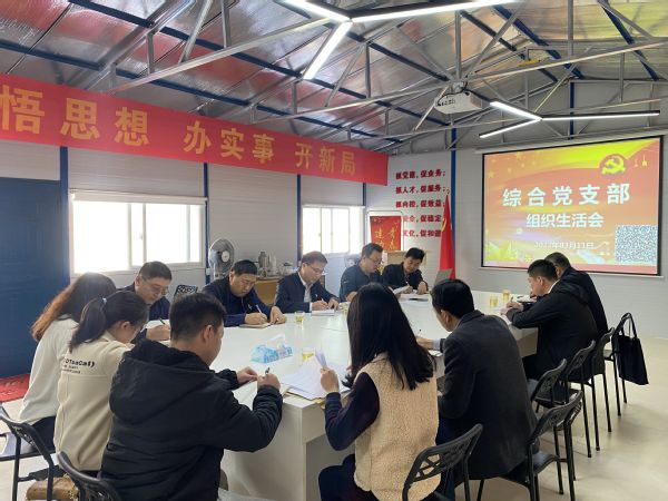 综合党支部召开2021年度组织生活会暨民主评议党员大会