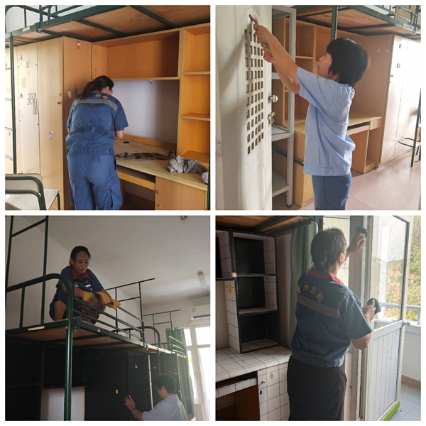 迎新紧锣密鼓 保障马不停蹄——漳州校区物业部完成2020年迎新后勤准备工作