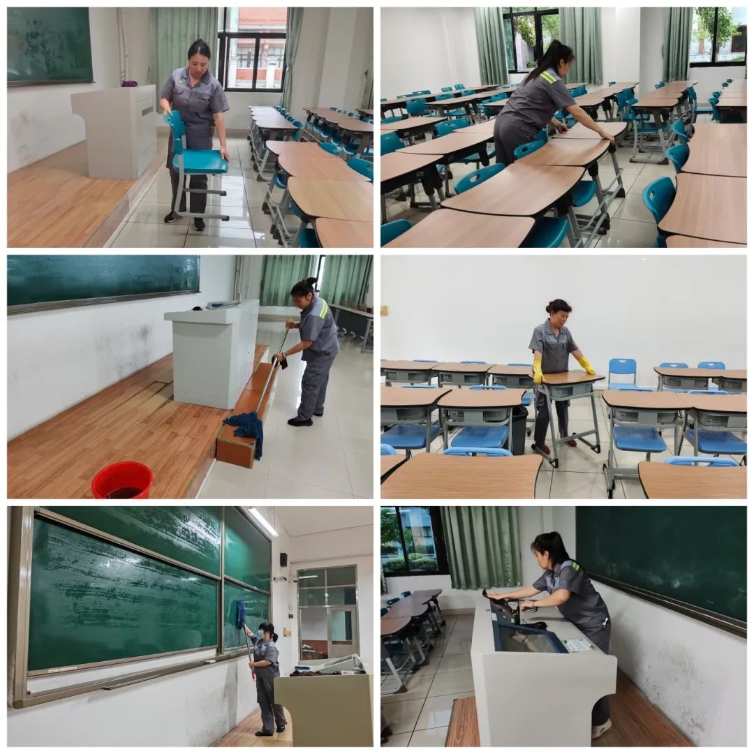 用心保障 服务到位——漳州校区物业部圆满完成全国大学生英语级考试保障工作