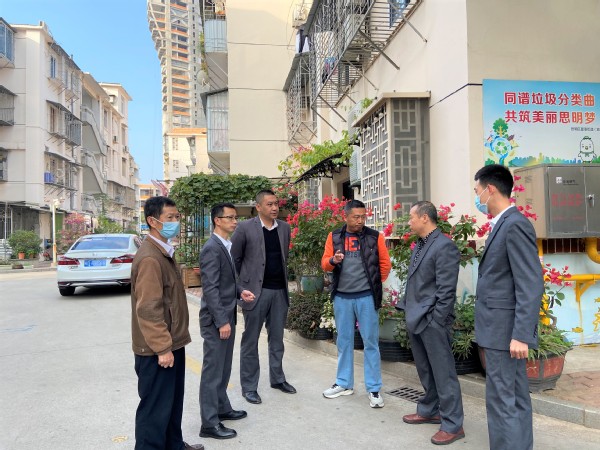 南强物业进驻海洋新村小区前的交接工作开始啦!