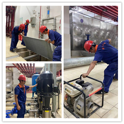 抓细抓实防汛抗台准备工作,加固加强水电“安全堡垒”——水电服务中心组织检查各校区防汛抗台准备工作