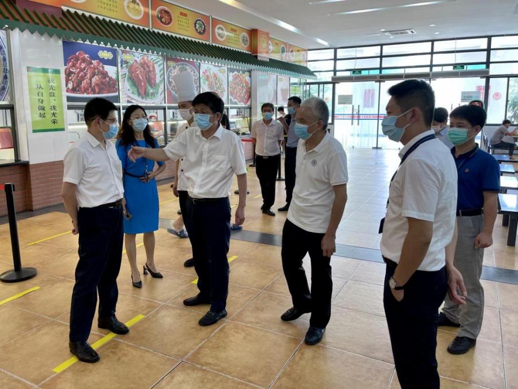 校领导检查翔安校区疫情防控工作