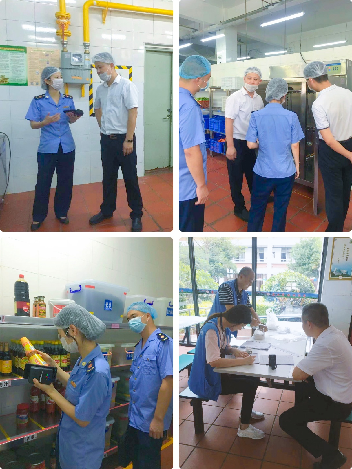 新学期伊始,“厦大餐饮”实验中学餐厅整装待发