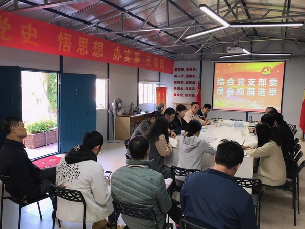 综合党支部成功召开换届选举大会