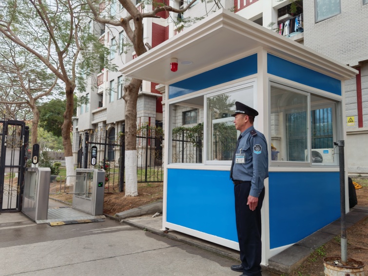 翔安校区学生公寓园区岗亭旧貌换新颜