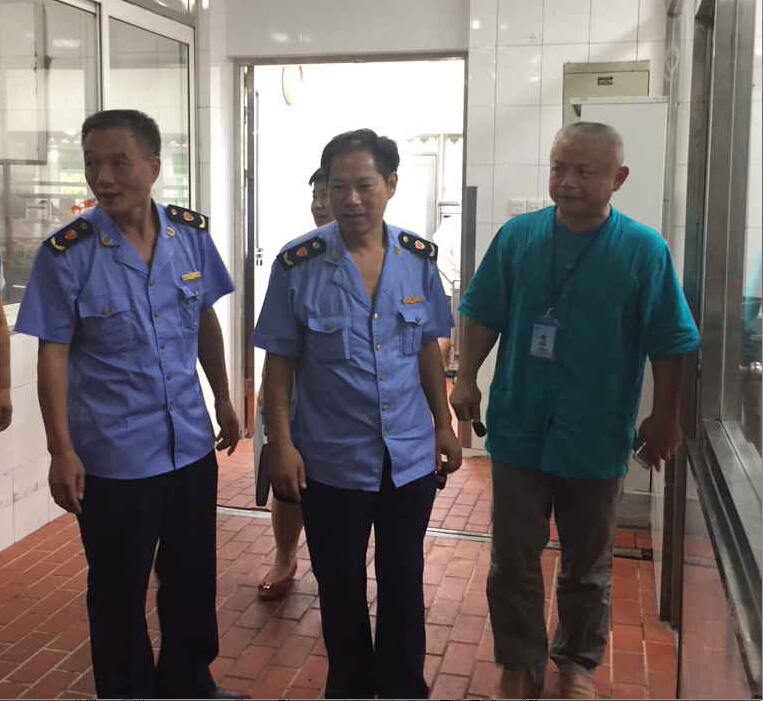 厦门市市场监督管理局来校指导餐饮工作