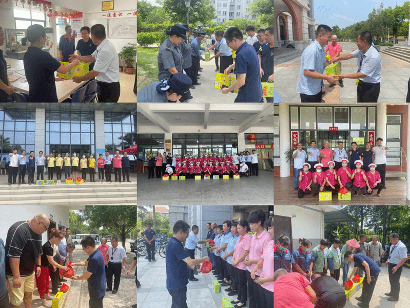 翔安校区开展“高温慰问,送清凉”活动