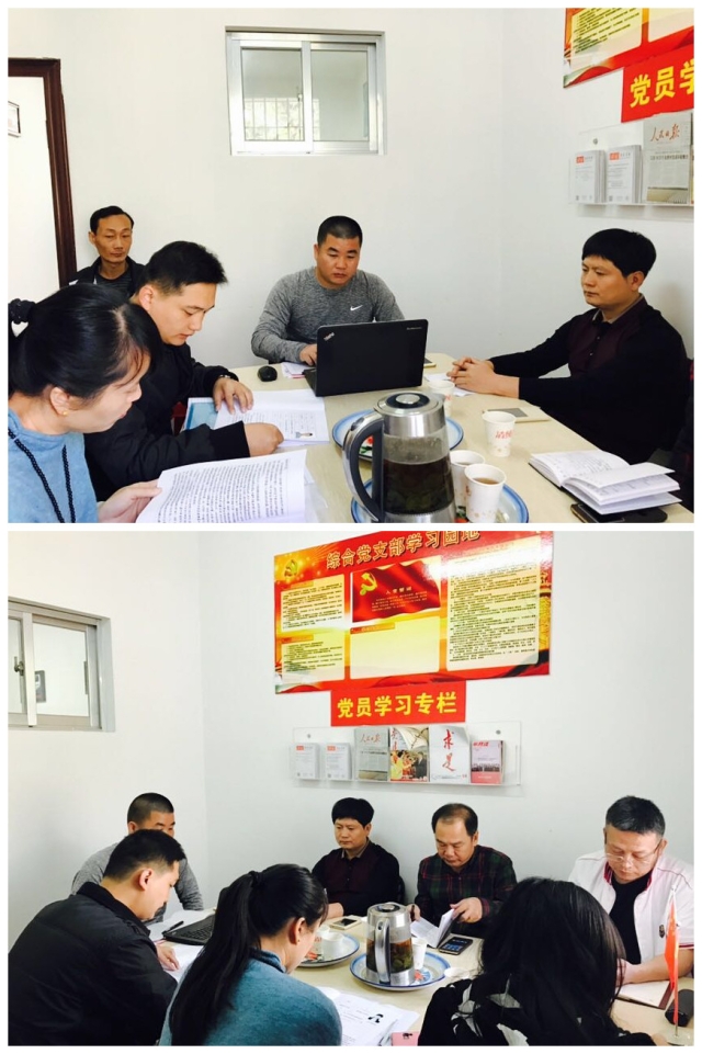 综合党支部召开支部会议