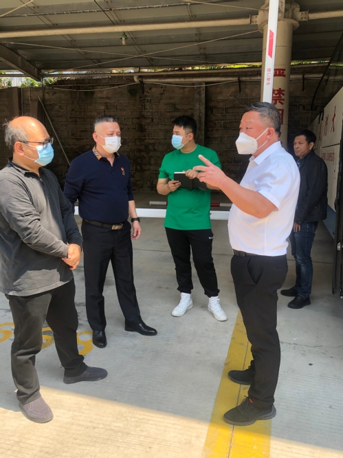 集团领导带队检查思明校区各单位疫情防控工作
