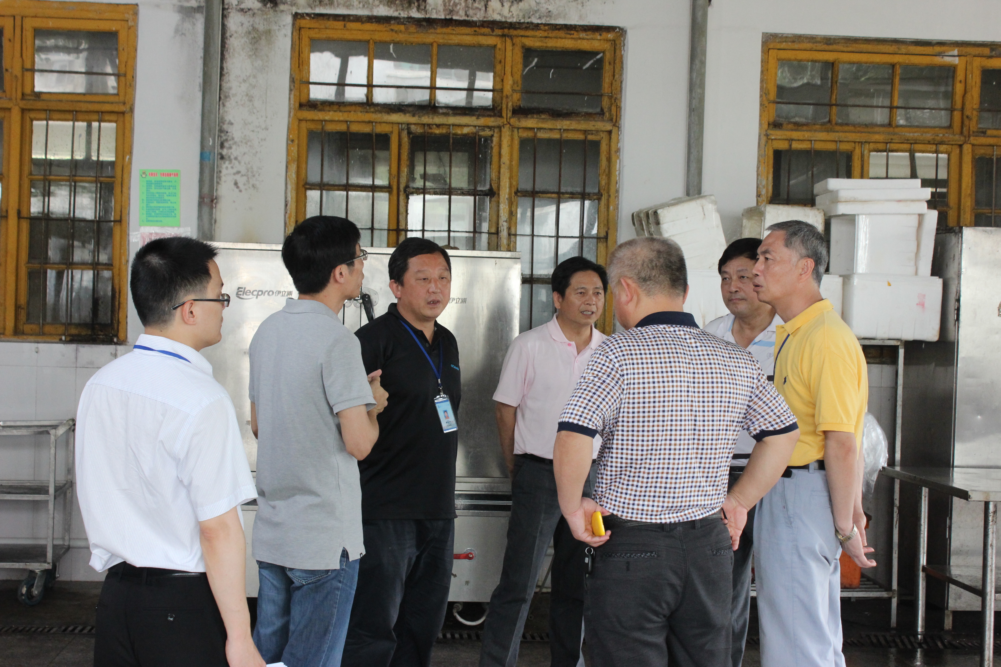 集团领导检查安全工作