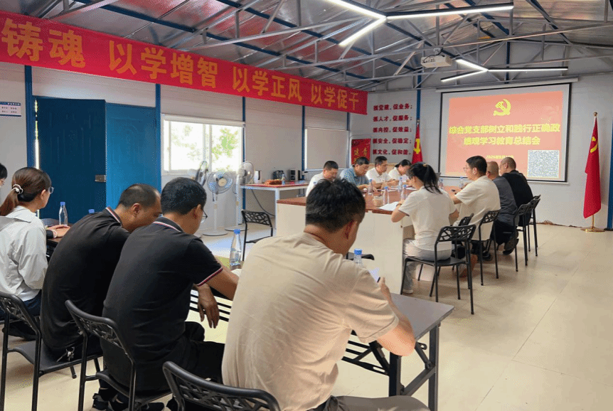 综合党支部召开树立和践行正确政绩观学习教育总结会