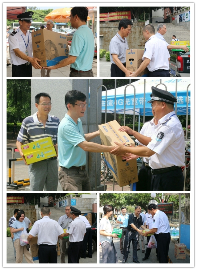 炎炎夏日送清凉,殷殷关怀消暑气