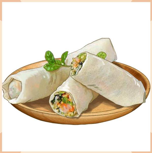 “春到人间一卷之”!——海韵勤业移动供餐点推出“春卷”等系列小吃